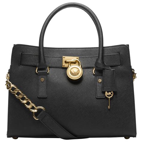 michael kors black and white hamilton|Michael Kors Hamilton bag outlet.